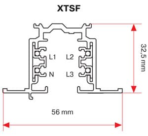 Шинопровод осветительный Nordic Aluminium XTSF-4100 — фото 2