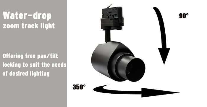 Трековый светодиодный светильник SUNFLEX WATER-DROP PLUS TRACK LIGHT — фото 3