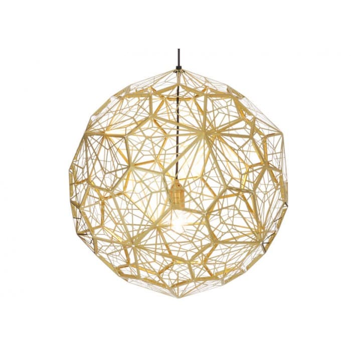 Подвесной светильник Tom Dixon Etch Web Brass