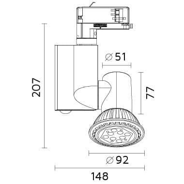 FormaLighting Трековый светильник Forma Lighting Robo — фото 3