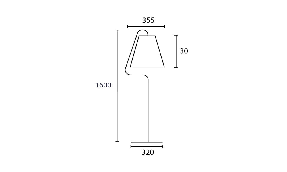 Торшер Heathfield & Co Alfa floor lamp — фото 2