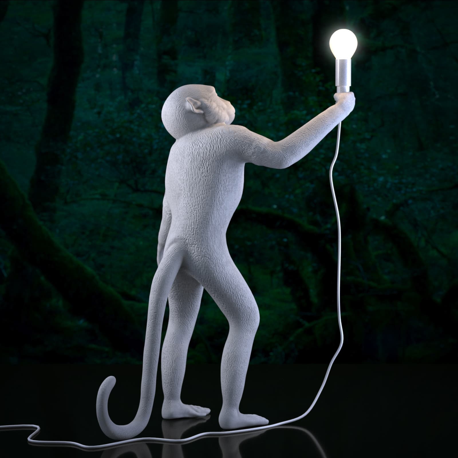 Настольный светильник Seletti The Monkey Lamp Standing Version — фото 3