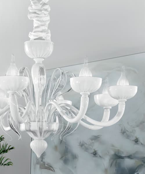 Люстра IDL Epoque 446/8 bianco