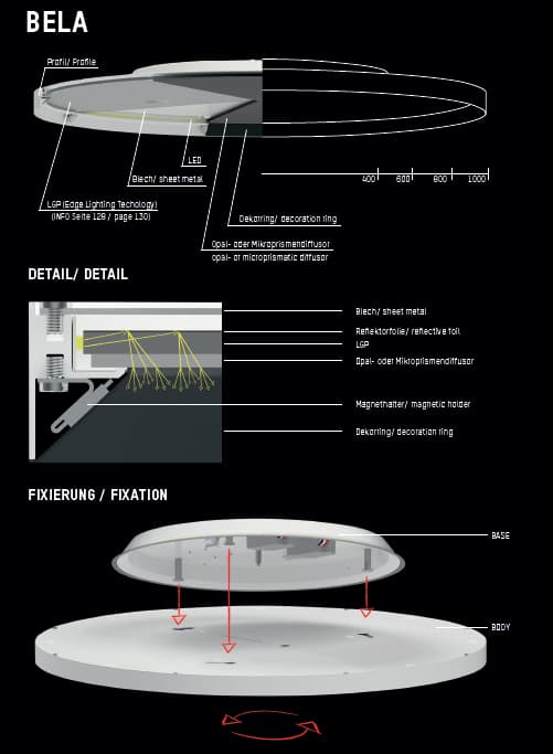 Потолочный светильник Molto Luce BINA SDI BASE — фото 4