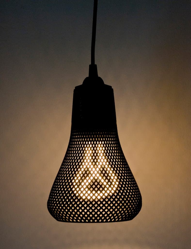 Подвесной светильник Plumen Kayan with Baby 001 - 3D Printed Shade with Formaliz3d — фото 3