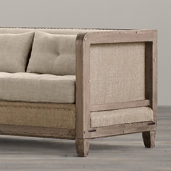 Restoration Hardware Deconstructed Shelter Arm Sofa — фото 2