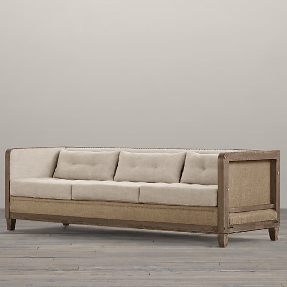 Restoration Hardware Deconstructed Shelter Arm Sofa — фото 3