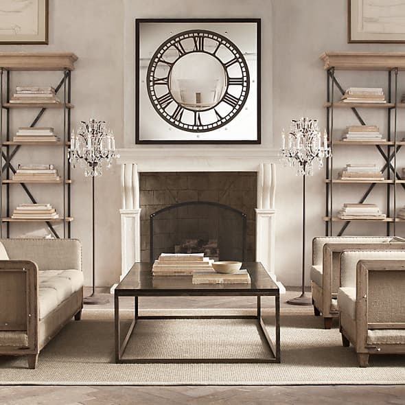 Restoration Hardware Deconstructed Shelter Arm Sofa — фото 5