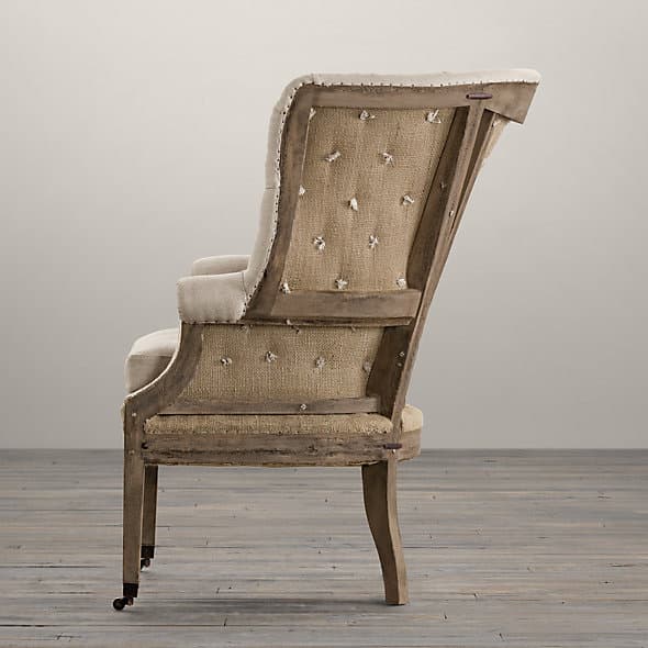 Restoration Hardware Deconstructed 19th C. English Wing Chair — фото 3