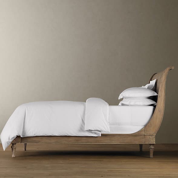 Restoration Hardware Empire Rosette Sleigh Bed Without Footboard — фото 4