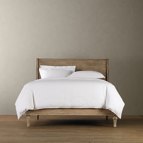 Restoration Hardware Empire Rosette Sleigh Bed Without Footboard — фото 5