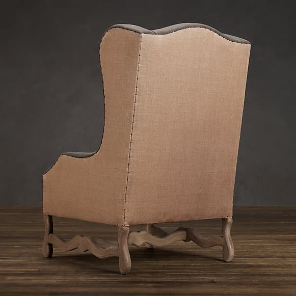 Restoration Hardware Os De Mouton Wing Chair — фото 4