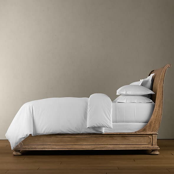 Restoration Hardware St. James Sleigh Bed Without Footboard — фото 2