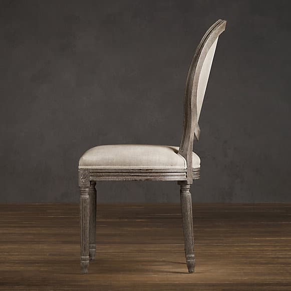Restoration Hardware Vintage French Round Upholstered Side Chair — фото 2