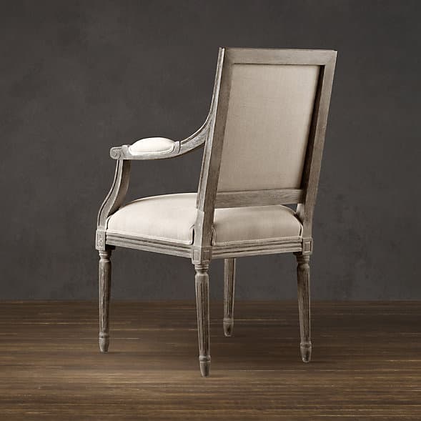 Restoration Hardware Vintage French Square Upholstered Armchair — фото 2