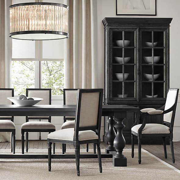 Restoration Hardware Vintage French Square Upholstered Armchair — фото 5