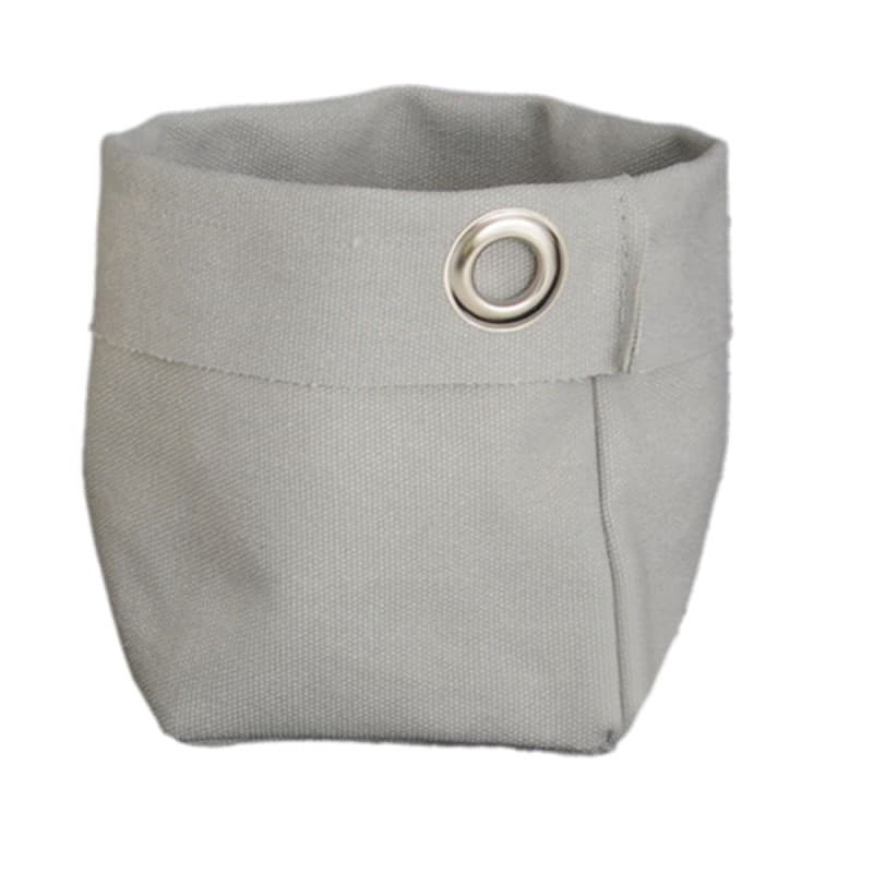 Мешок Adriani & Rossi Pouches in pearl grey canvas with studs