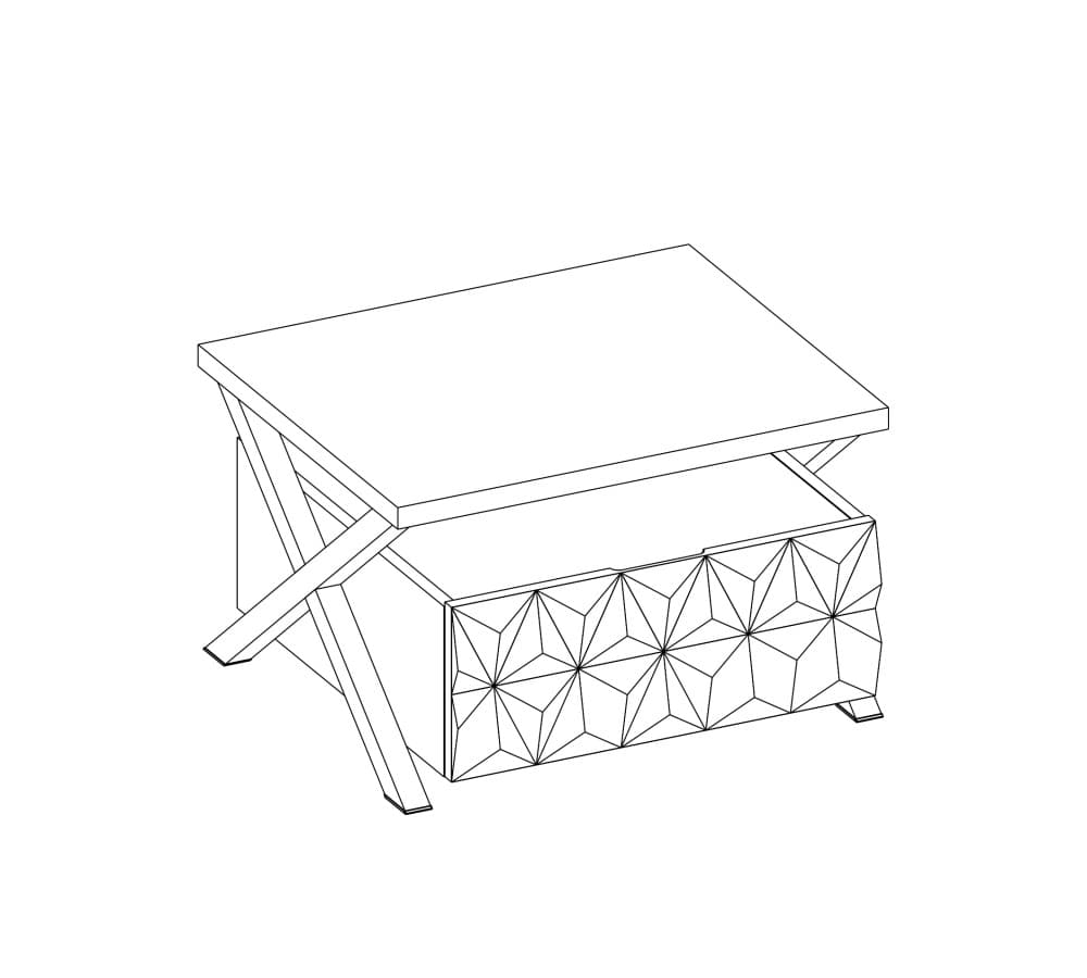 Прикроватный столик CILEK Lofter Nightstand — фото 3