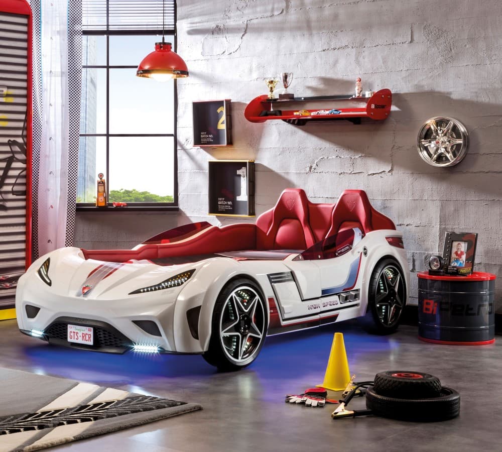 Детская кровать в виде машины CILEK Champion Racer Gts Carbed — фото 9