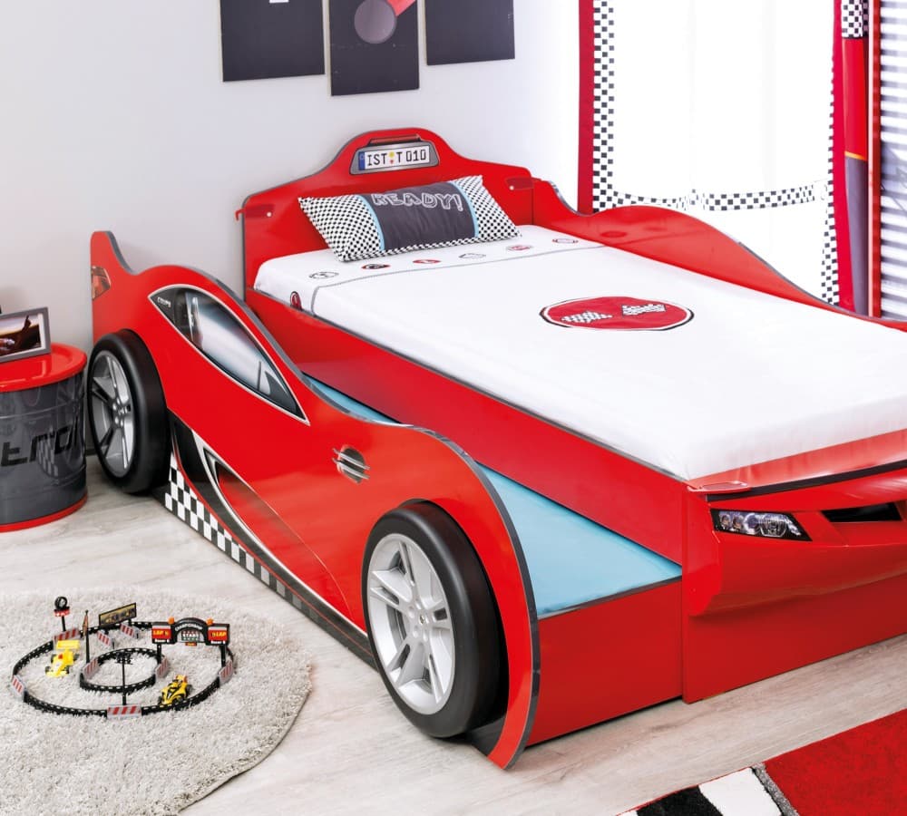 Детская кровать в виде машины CILEK Champion Racer Coupe с доп. кроватью — фото 5