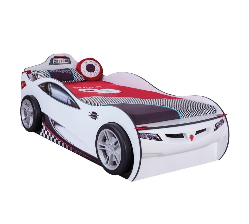 Детская кровать в виде машины CILEK Champion Racer Coupe с доп. кроватью