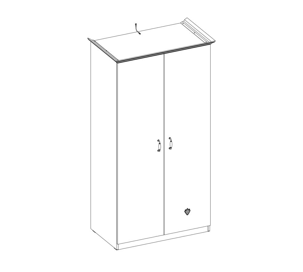 Гардероб CILEK Selena 2 Doors Wardrobe — фото 3