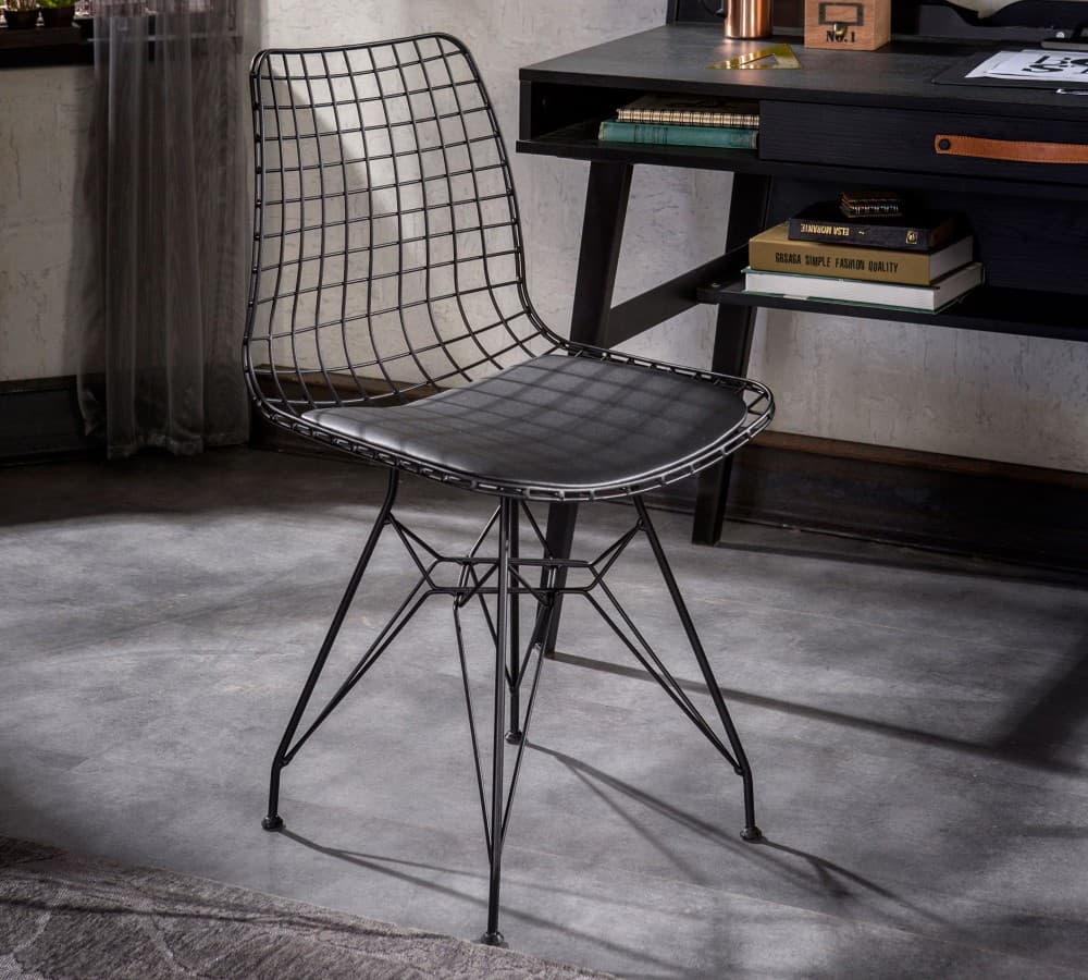 Стул CILEK Black Dark Metal Chair — фото 3