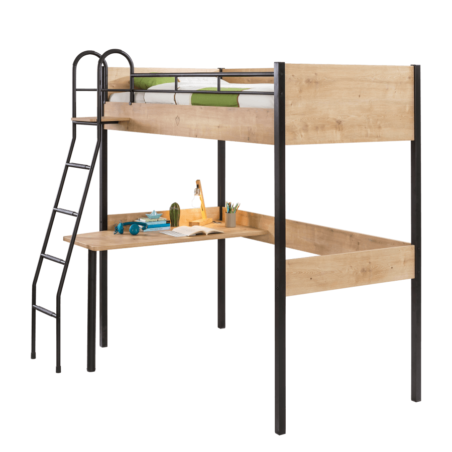 Кровать + стол CILEK Mocha High Bed (90x190 Cm) + Study Desk — фото 1
