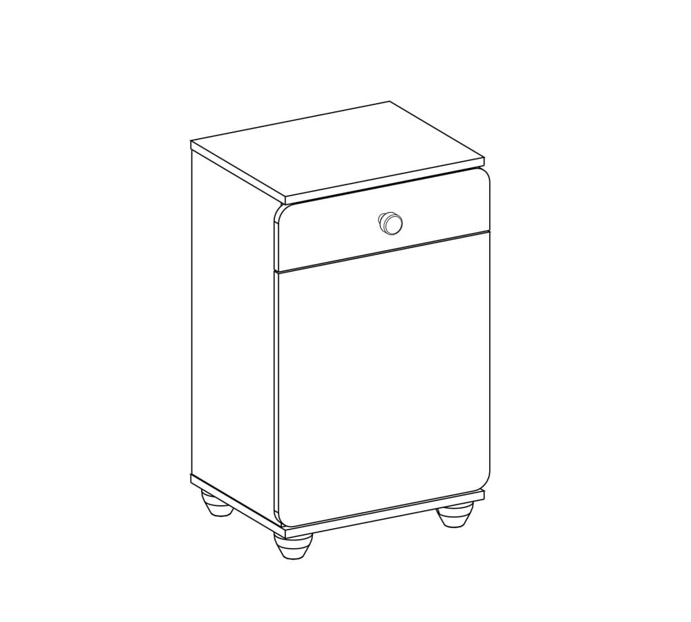 Тумбочка CILEK Mocha High Nightstand — фото 4