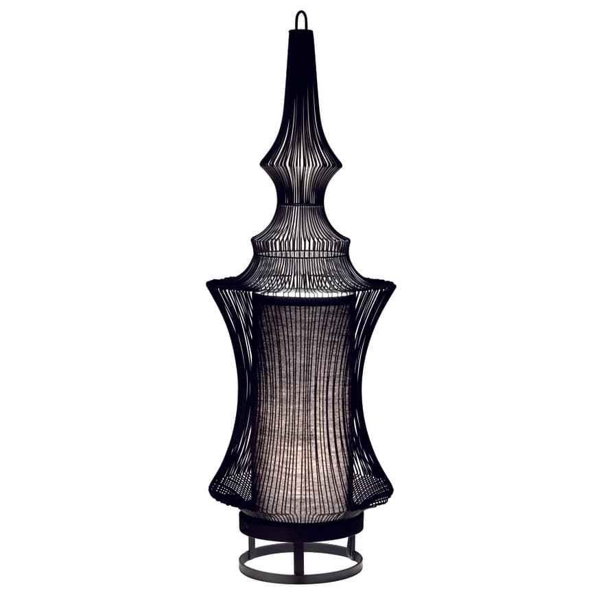Настольный светильник Forestier Lampe Tibet Noir