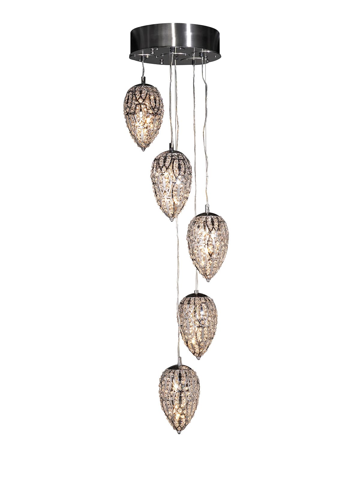 Подвесной светильник VGnewtrend ARABESQUE LIGHTFALL EGG 30 X 3 — фото 6