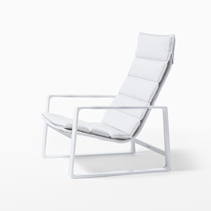 Уличное кресло-шезлонг Holly Hunt HERON LOUNGE CHAIR