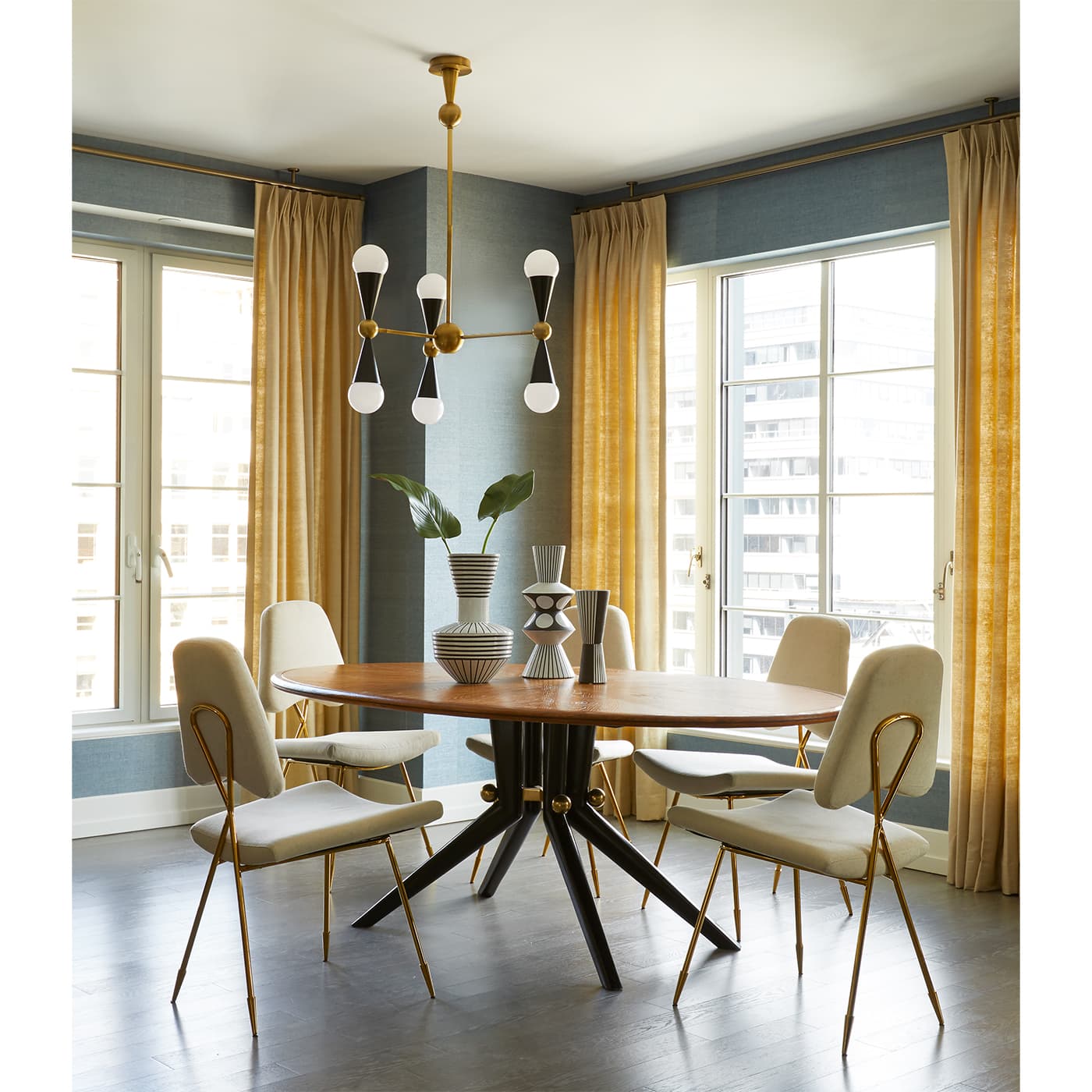 Люстра Jonathan Adler Caracas Six-Light Chandelier — фото 2