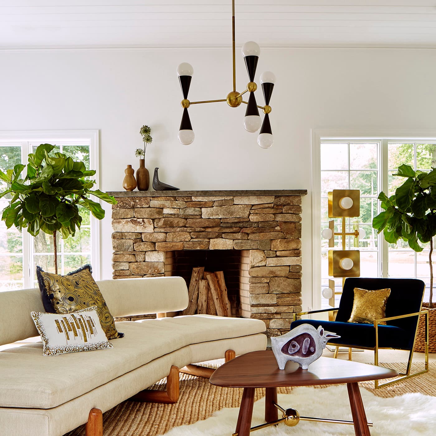 Люстра Jonathan Adler Caracas Six-Light Chandelier — фото 8