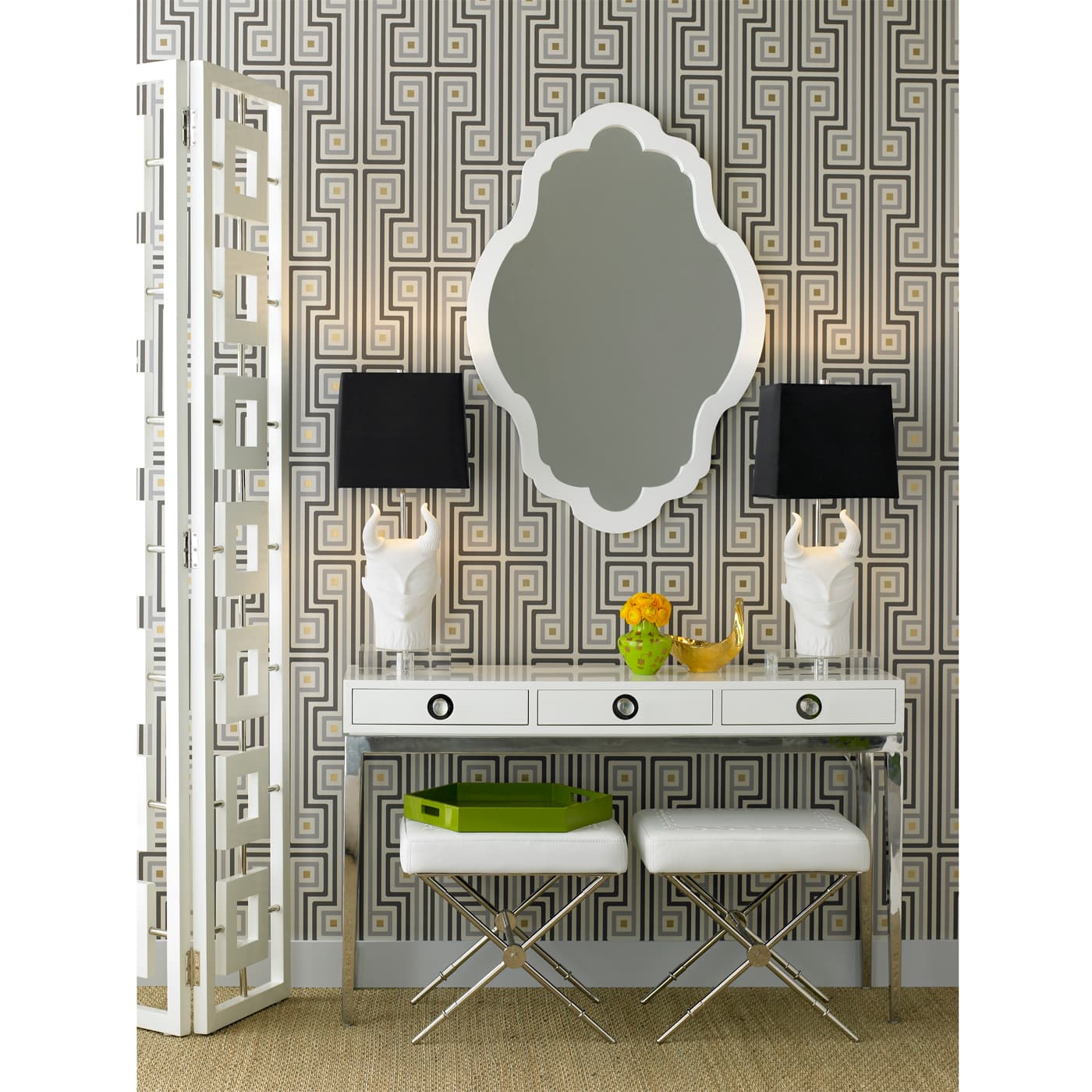 Консоль Jonathan Adler Channing Three-Drawer Console — фото 4