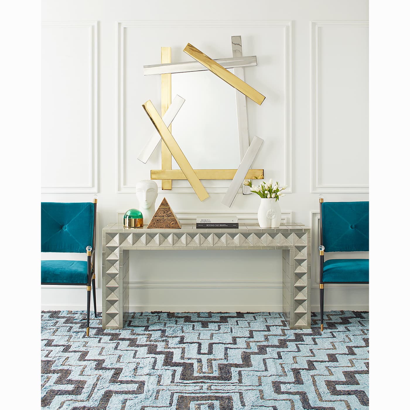 Консоль Jonathan Adler Talitha Waterfall Console — фото 6