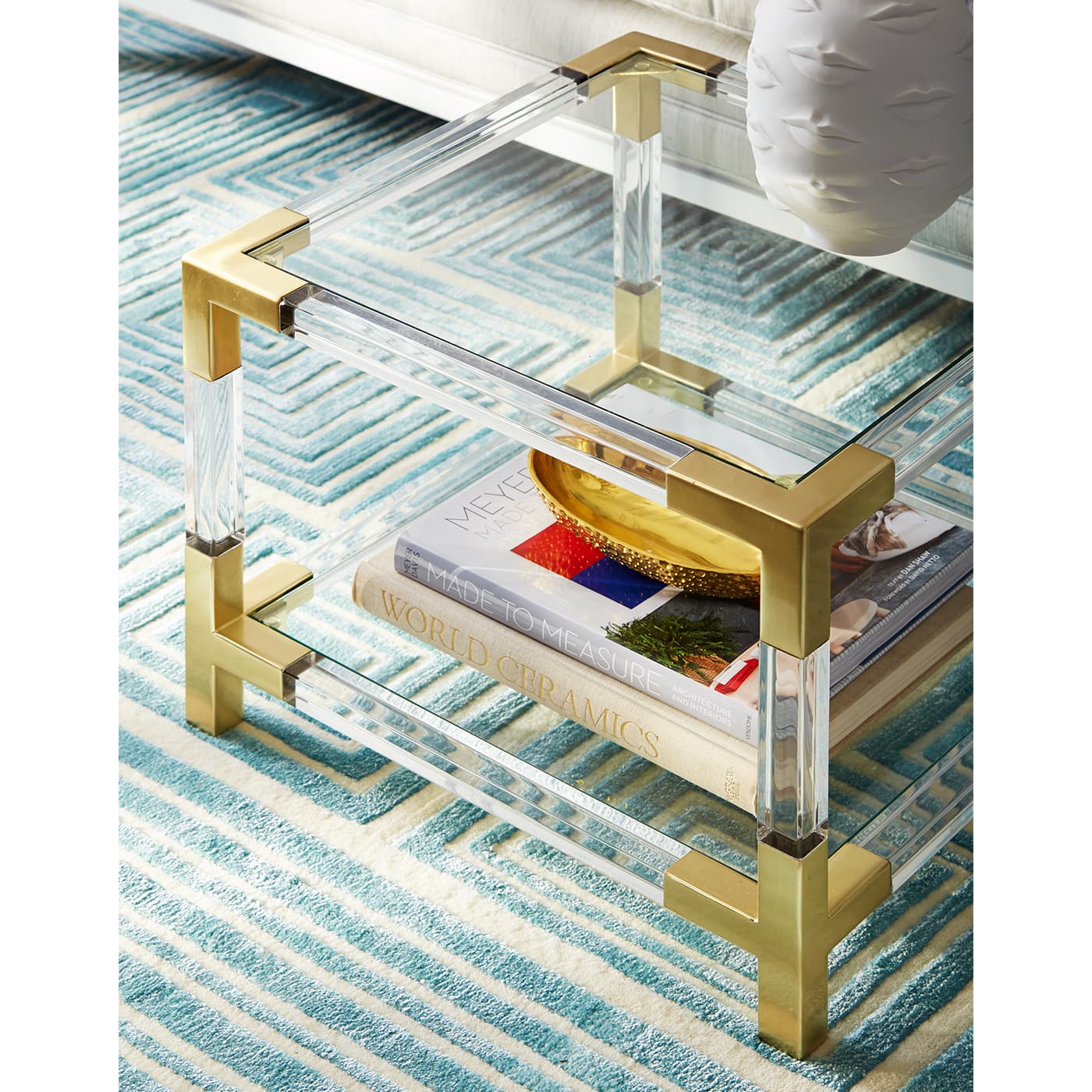 Журнальный столик Jonathan Adler Jacques Two-Tier Accent Table — фото 2