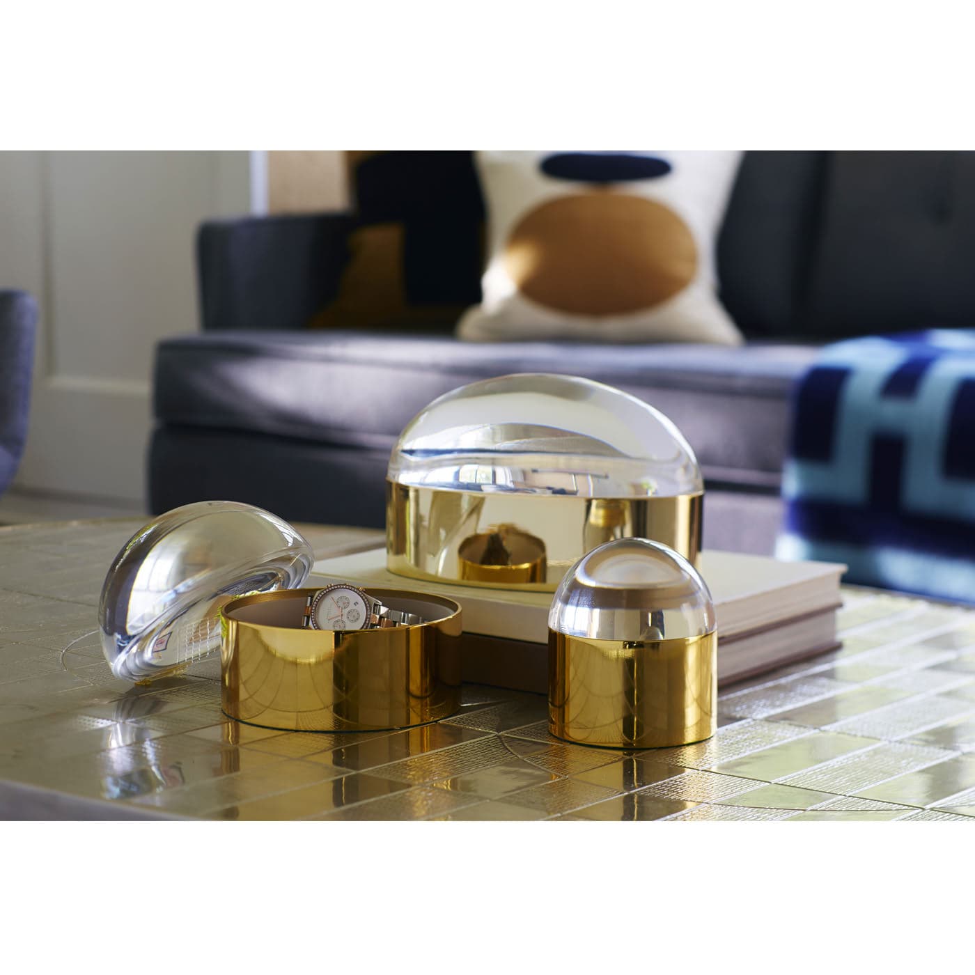Коробка декоративная Jonathan Adler Small Pink Globo Box — фото 4