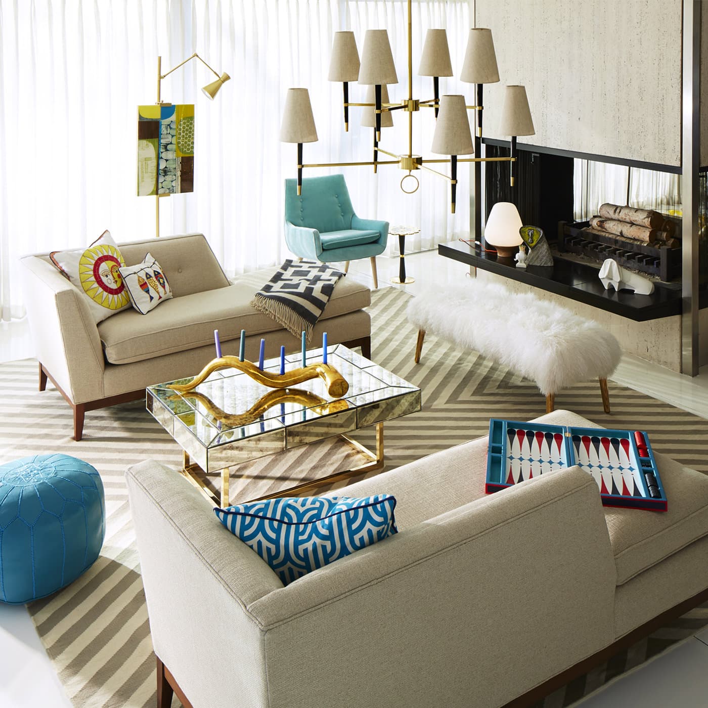 Люстра Jonathan Adler Ventana Oval Chandelier — фото 3