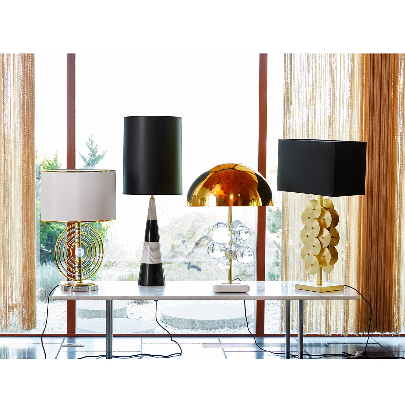 Настольная лампа Jonathan Adler Puzzle Circles Table Lamp — фото 4