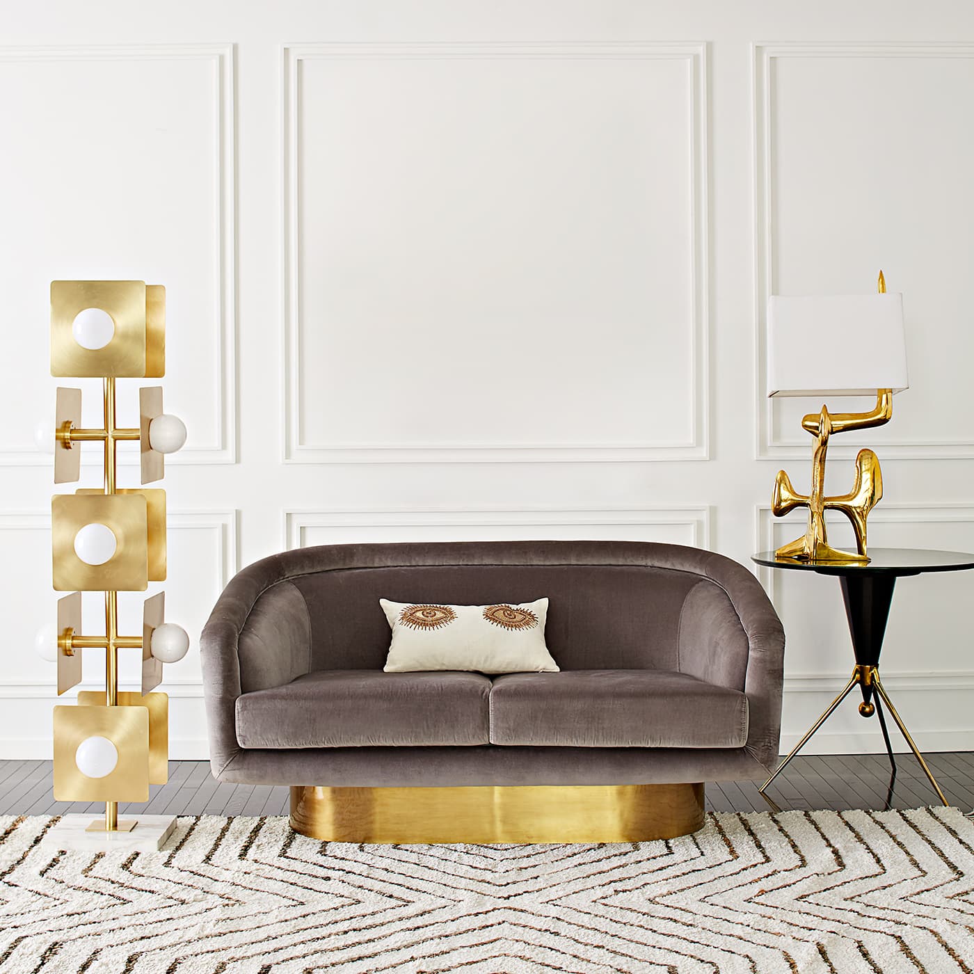 Диван Jonathan Adler Bacharach Settee — фото 3