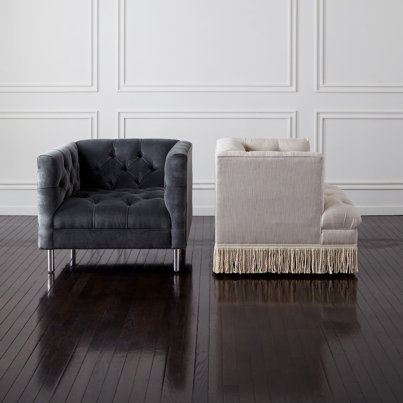 Кресло Jonathan Adler Baxter T-Arm Chair — фото 5