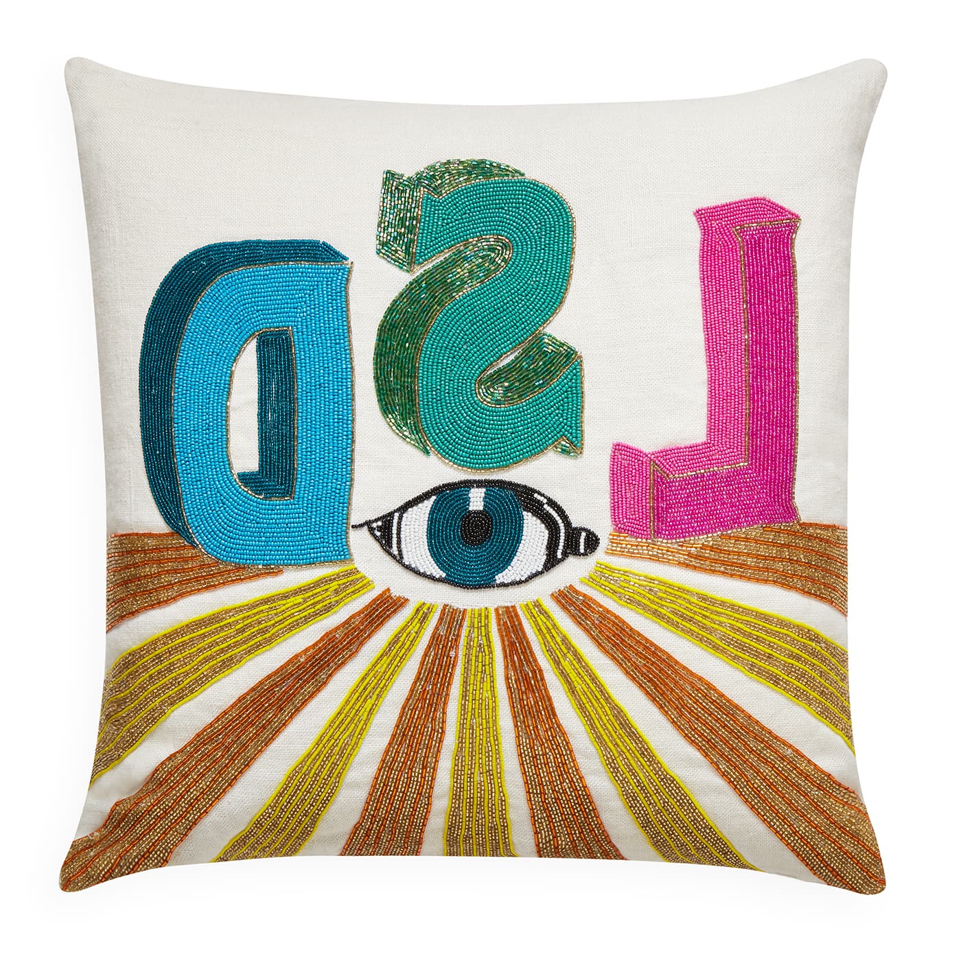 Подушка Jonathan Adler LSD Beaded Pillow
