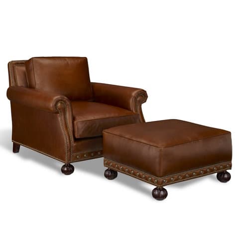 Кресло с пуфом Ralph Lauren Aran Isles Chair & Ottoman