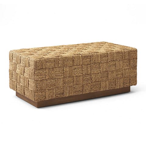 Банкетка Ralph Lauren Modern Hollywood Woven Bed Bench