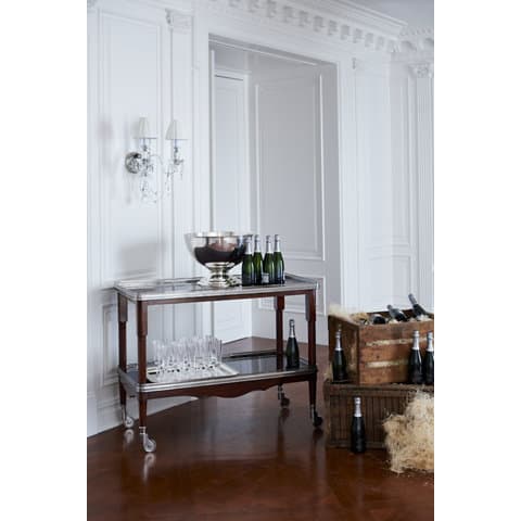 Столик на колесиках Ralph Lauren One Fifth Drinks Trolley - Estate Mahogany — фото 5