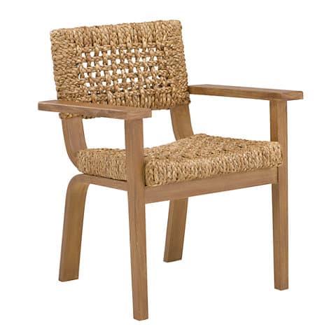 Стул с подлокотниками Ralph Lauren Black Palms Dining Chair