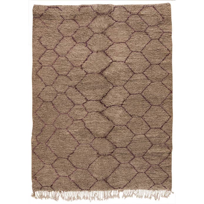 Ковер James Duncan Natural and lavender shag