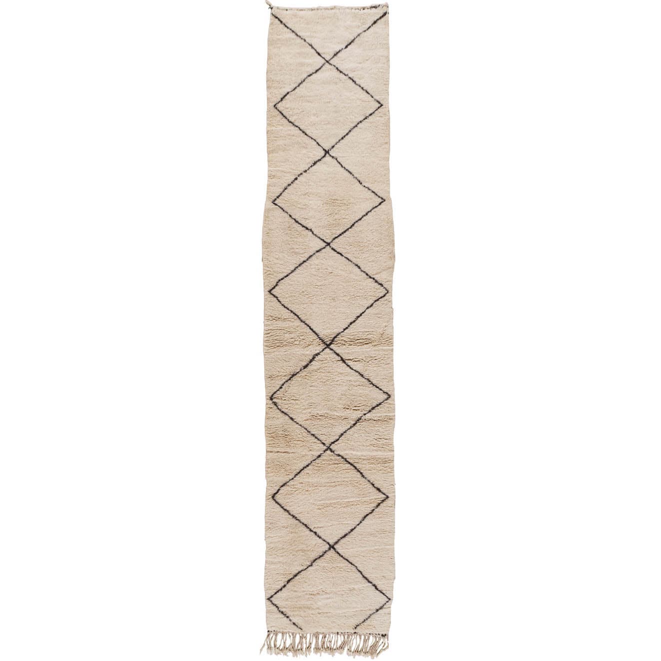 Ковер James Duncan Wide off white shag runner