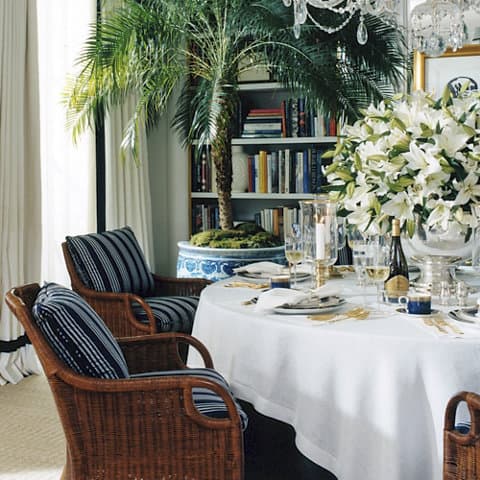 Стул с подлокотниками Ralph Lauren Jamaica Wicker Dining Chair — фото 5
